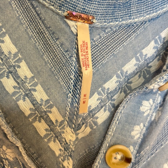 Free People Denim Chambray Dress - Picture 4 of 4